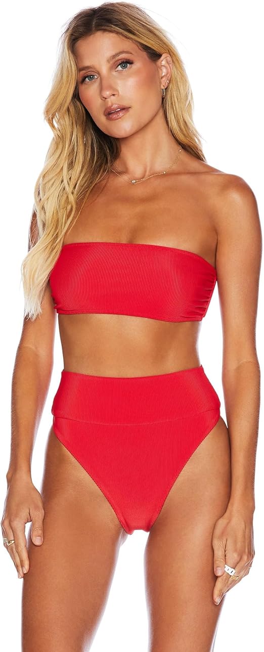 Beach Riot Kelsey Top Women Ribbed Bikini Swimwear Crop Tank 2025 Style